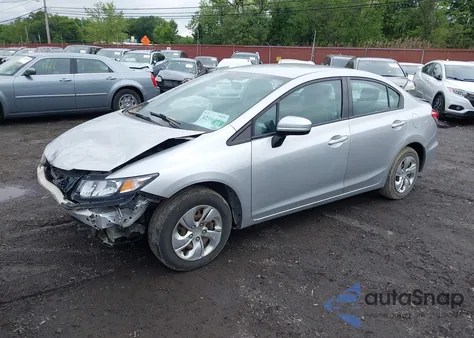 2014 Honda Civic Lx z USA, uszkodzony, nr VIN 19XFB2F52EE262992